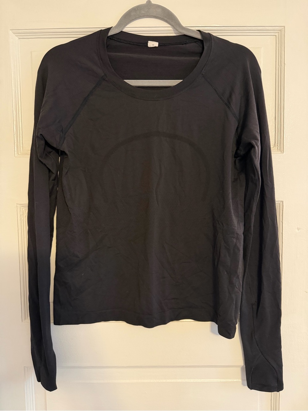 lululemon Swiftly Tech Long Sleeve Crew Black Size 10